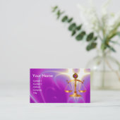 CARTE DE VISITE ÉCHELLES D'OR DE LA LOI AVEC GEM STONES MONOGRAM (Debout devant)