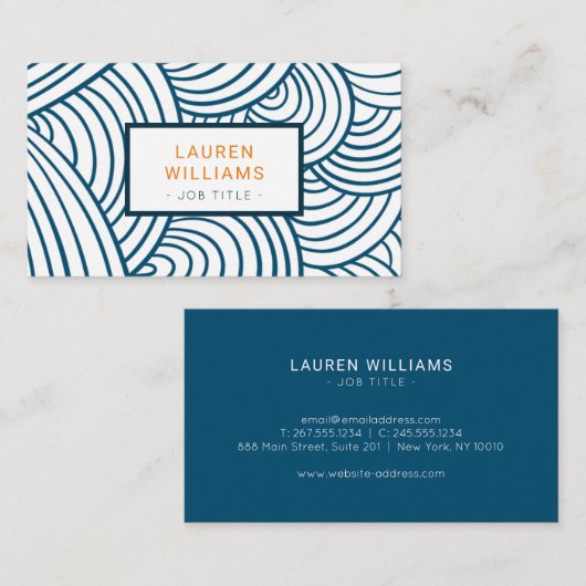 Carte De Visite Échelles modernes (Devant / Derrière)