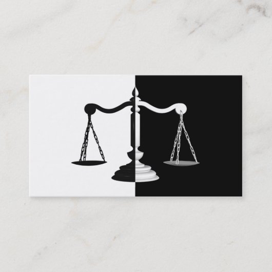 Carte De Visite Echelles noires et blanches (Devant)