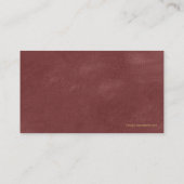 Carte De Visite Échelles rouges de luxe d'avocat d'effet d'or de (Dos)