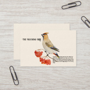 Carte De Visite Écirage d'oiseaux de la forêt d'aquarelle