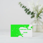 Carte De Visite Éclaboussure drôle (Debout devant)