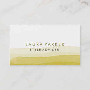 Carte De Visite Éclaboussure verte subtile minimale élégante