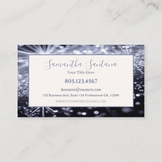 Carte De Visite Éclairage (Dos)