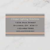 Carte De Visite Éclairage (Dos)