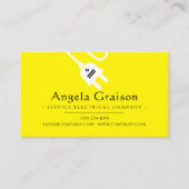 Carte De Visite Éclairage, Câblage, Électricien Professionnel (Devant)