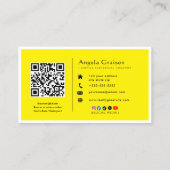 Carte De Visite Éclairage, Câblage, Électricien Professionnel (Dos)