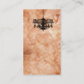 Carte De Visite Éclairage de grunge (Dos)