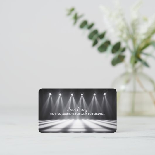 Carte De Visite Éclairage d'étape (Debout devant)