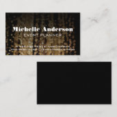 Carte De Visite Éclairage du bistrot suspendu | Événements (Devant / Derrière)