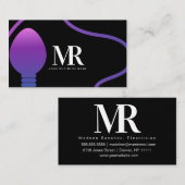 Carte De Visite Éclairage électrique Marque commerciale (Devant / Derrière)