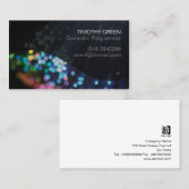 Carte De Visite Éclairage optique couleur Fibre (Devant / Derrière)