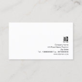 Carte De Visite Éclairage optique couleur Fibre (Dos)