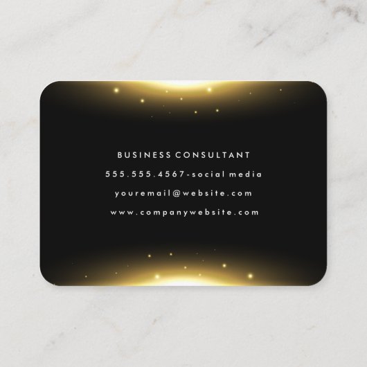 Carte De Visite Éclairage transparent (Dos)