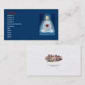 Carte De Visite "Éclaircissement sincère " (Devant / Derrière)