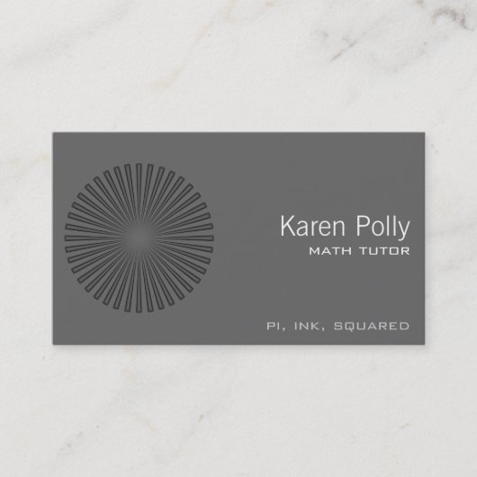 Carte De Visite Éclat (Devant)