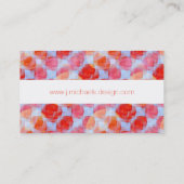 Carte De Visite Éclat d'arrière - plan de texture de conception (Dos)