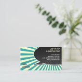 Carte De Visite Éclat de bulle de la parole (Debout devant)