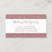 Carte De Visite Éclat Rose de luxe (Dos)