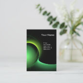 Carte De Visite ECLIPSE 2 MONOGRAM Vibrant vert noir (Debout devant)