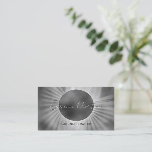 Carte De Visite Éclipse céleste moderne (Debout devant)