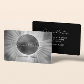 Carte De Visite Éclipse céleste moderne