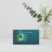 CARTE DE VISITE ECLIPSE DAMASK GEM MONOGRAMME (Debout devant)