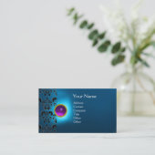 CARTE DE VISITE ECLIPSE DAMASK GEM MONOGRAMME (Debout devant)