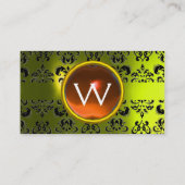 CARTE DE VISITE ECLIPSE DAMASK GEM MONOGRAS (Dos)