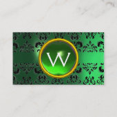 CARTE DE VISITE ECLIPSE DAMASK GEM MONOGRAS (Dos)