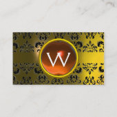 CARTE DE VISITE ECLIPSE DAMASK GEM MONOGRAS (Dos)