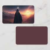 Carte De Visite Éclipse du Signet Visions de l'Assistant (Devant / Derrière)