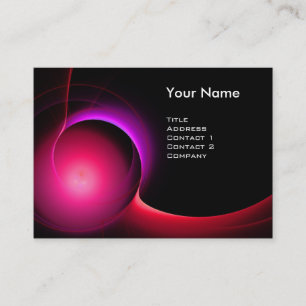 Carte De Visite ECLIPSE MONOGRAM Noir rose violet vibrant