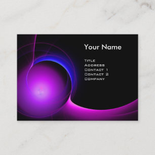 Carte De Visite ECLIPSE MONOGRAM Violet noir vibrant