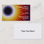 Carte De Visite Éclipse solaire (Devant / Derrière)