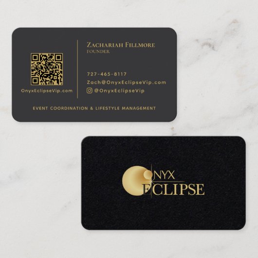 Carte De Visite Eclypse (Devant / Derrière)