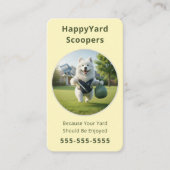 Carte De Visite Eco-Friendly Pet Waste Removal Dog Poop Scooper (Devant)