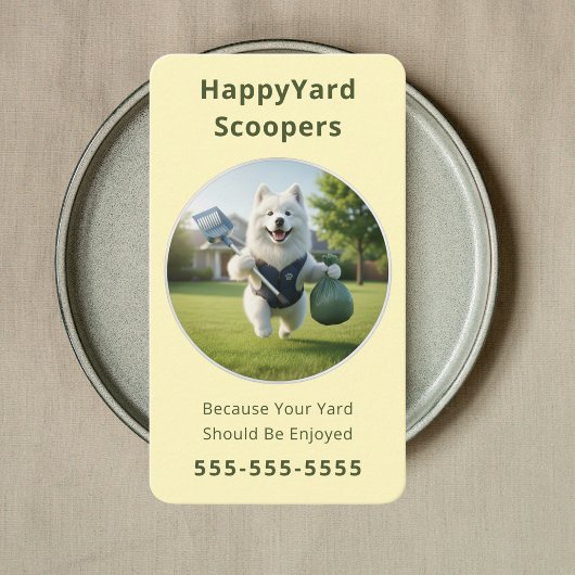 Carte De Visite Eco-Friendly Pet Waste Removal Dog Poop Scooper