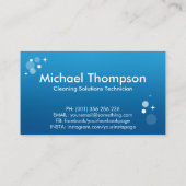 Carte De Visite Eco Friendly Pressure Wash services (Dos)