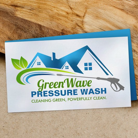 Carte De Visite Eco Friendly Pressure Wash services