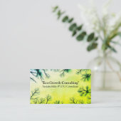 Carte De Visite Eco-Growth Business Card (Debout devant)