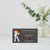 Carte De Visite École d'arts martiaux (Debout devant)