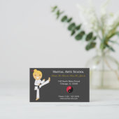 Carte De Visite École d'arts martiaux (Debout devant)