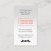 Carte De Visite École d'arts martiaux / Karate dojo (Dos)