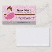 Carte De Visite École de danse (Devant / Derrière)