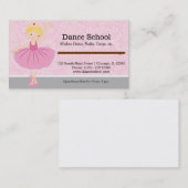 Carte De Visite École de danse (Devant / Derrière)