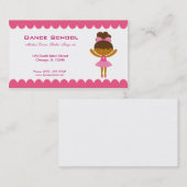 Carte De Visite École de danse (Devant / Derrière)