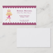 Carte De Visite École de danse (Devant / Derrière)