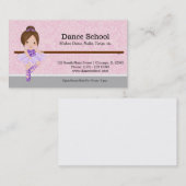 Carte De Visite École de danse (Devant / Derrière)