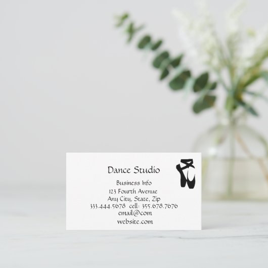 Carte De Visite École de danse (Debout devant)